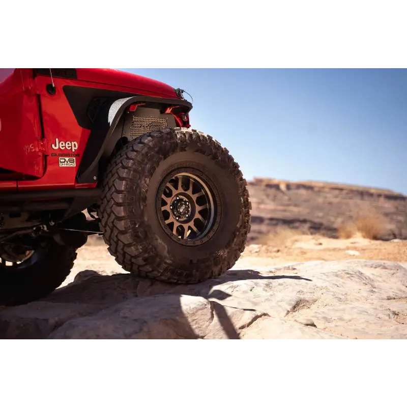 Black DV8 Offroad 2018+ Jeep Wrangler JL Front Inner Fenders - Jeep shown in image
