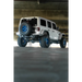 DV8 Offroad 2018 Jeep Wrangler JL FS-15 Series Rear Bumper with white jeep and blue wheels