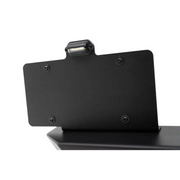 Black iPad case with camera attached on DV8 Offroad 2018 Jeep Wrangler JL MTO Series Rear Bumper