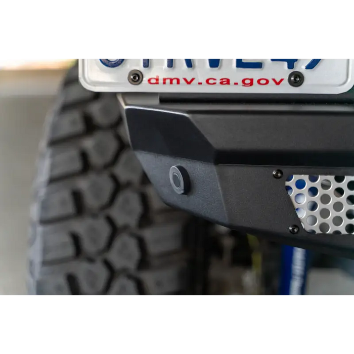 DV8 Offroad 2018 Jeep Wrangler JL MTO Series Rear Bumper Close Up