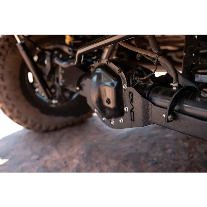 DV8 Offroad 2018+ Jeep Wrangler JL Rear Diff Skid Plate in black