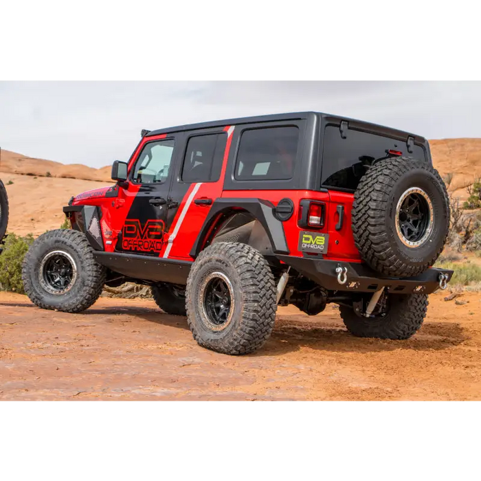 DV8 Offroad 2018+ Jeep Wrangler JL Rear Inner Fenders - Raw is a great option.