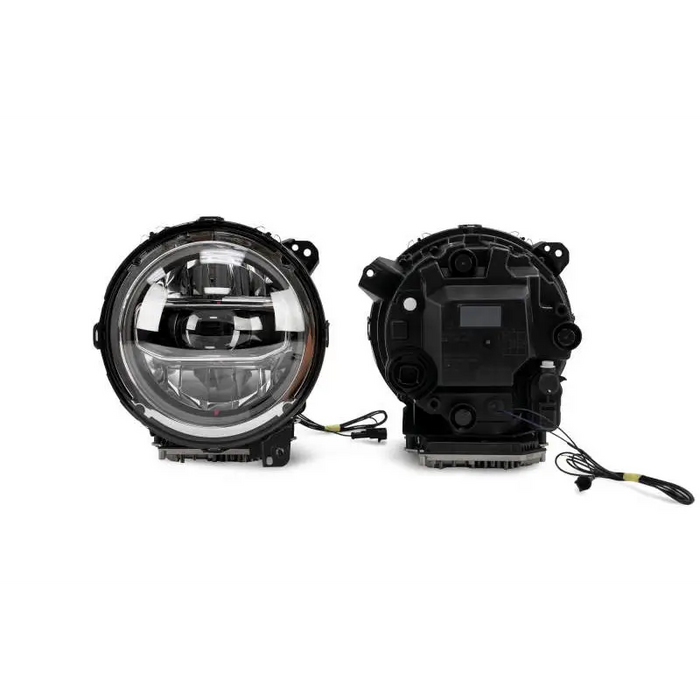 DV8 Offroad Jeep Wrangler JL/Gladiator LED Projector Headlights with white light