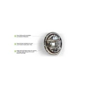 DV8 Offroad 2018+ Jeep Wrangler JL/Gladiator LED Projector Headlights - White and Green Light