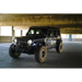 DV8 Offroad 2018+ Jeep Wrangler JLO A Pillar Dual Light Pod Mounts in parking garage.