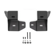 DV8 Offroad 2018+ Jeep Wrangler JLO A Pillar Dual Light Pod Mounts - black plastic brackets for front and rear of vehicle