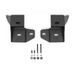 DV8 Offroad 2018+ Jeep Wrangler JLO A Pillar Dual Light Pod Mounts - black plastic brackets for front and rear of vehicle