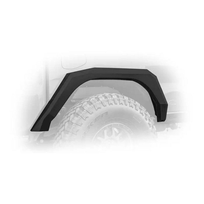 DV8 Offroad 2019+ Jeep Gladiator Armor Fenders - Black front bumper