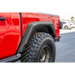 Red Jeep with Black Tire on Street - DV8 Offroad 2019+ Jeep Gladiator Armor Fenders