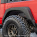 Red Jeep Gladiator Armor Fenders with Black Tire