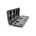 Black plastic bracket for laptop in DV8 Offroad’s Jeep Gladiator Bedside Sliders