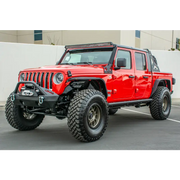 DV8 Offroad Jeep Gladiator Side Step with Big Tire and Lift, Anti-Slip Panels
