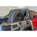 DV8 Offroad Jeep Gladiator tire carrier mounts front bumper