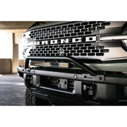 DV8 Offroad Bull Bar for Ford Bronco with Factory Bumper - Black