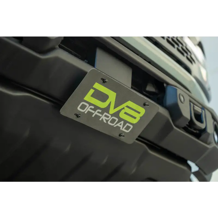 DV8 Offroad 2021 Ford Bronco Slanted Front License Plate Mount