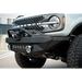 Close-up of truck bumper with DV8 Offroad 2021+ Ford Bronco Modular Full Size Wing Conversion Kit