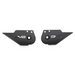 Black front bumper mount brackets for DV8 Offroad 2021 Ford Bronco trailing arm skid plates.