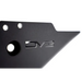 DV8 Offroad 2021 Ford Bronco Trailing Arm Skid Plates - Black metal plate with holes