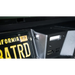 Close up of front car with license plate on DV8 Offroad 2022-2023 Toyota Tundra MTO Series Rear Bumper