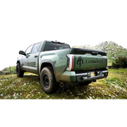 DV8 Offroad 2022-2023 Toyota Tundra MTO Series Rear Bumper parked truck on hill