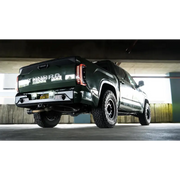 DV8 Offroad 2022-2023 Toyota Tundra MTO Series Rear Bumper - Truck parked in garage