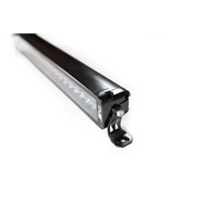 DV8 Offroad 20in Elite Series LED Light Bar mounted on white background