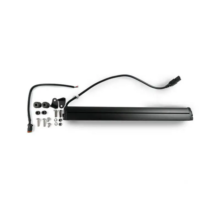 DV8 Offroad 20in Elite Series Light Bar - black handle attached to handle bar