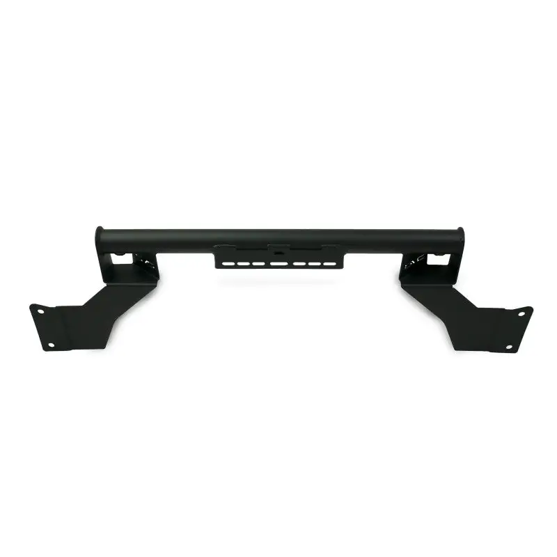 Black bumper bar with roll bar clamps for Ford Bronco 4dr, DV8 Offroad.