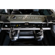 DV8 Offroad Ford Bronco 4dr Rear Speaker & Light Mount Bar with roll bar clamps