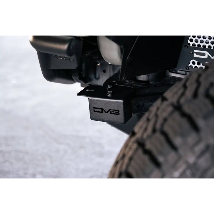 DV8 Offroad Ford Bronco Crash Bar Caps with Accessory Mount - Front bumper mounted on rear bumper