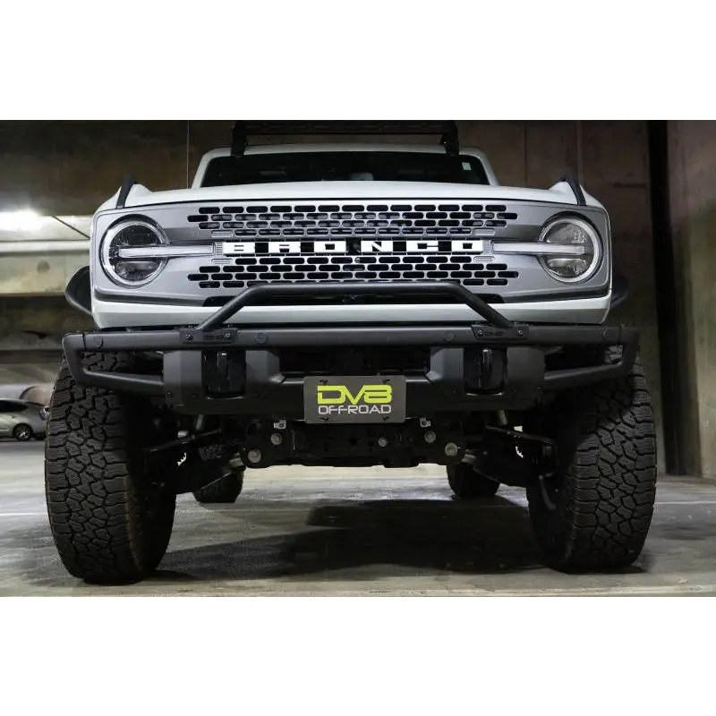 DV8 Offroad Ford Bronco Front Bumper License Plate Relocation Bracket