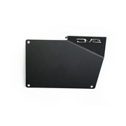 Black metal clipboard with DV8 Offroad Ford Bronco Factory Front Bumper License Relocation Bracket