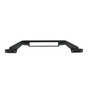 DV8 Offroad 21-22 Ford Bronco Factory Modular Front Bumper Bull Bar, black plastic bumper bar.