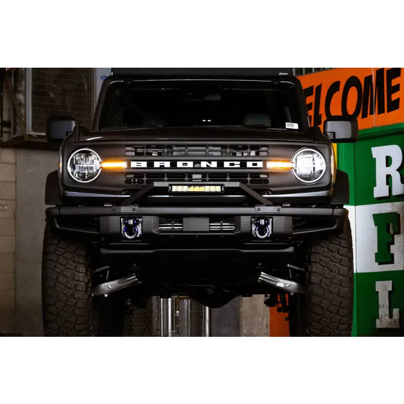 DV8 Offroad Black Jeep Wrangler Bull Bar Accessory