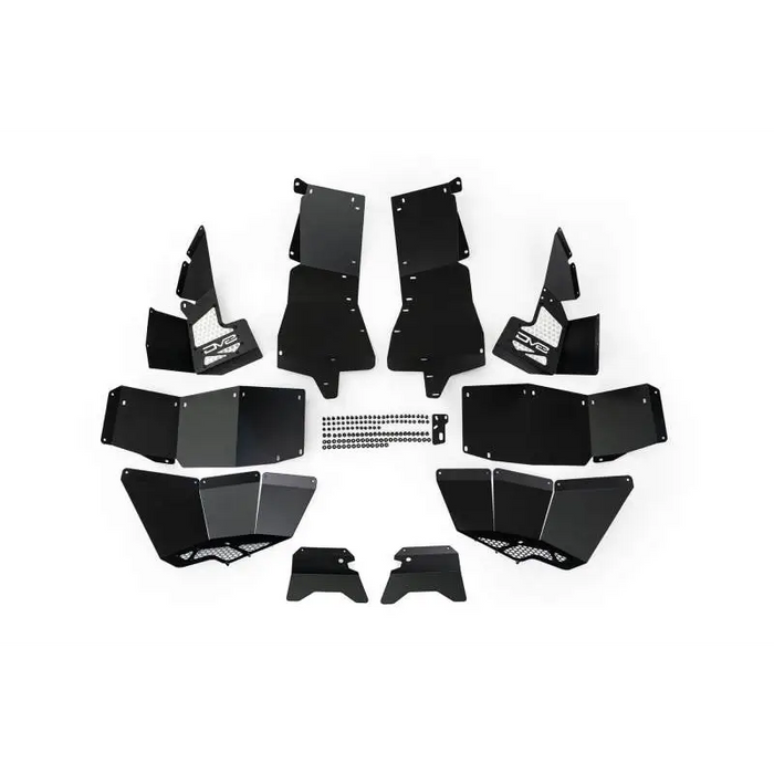 DV8 Offroad Ford Bronco Front Inner Fender Liners with Mesh Panels