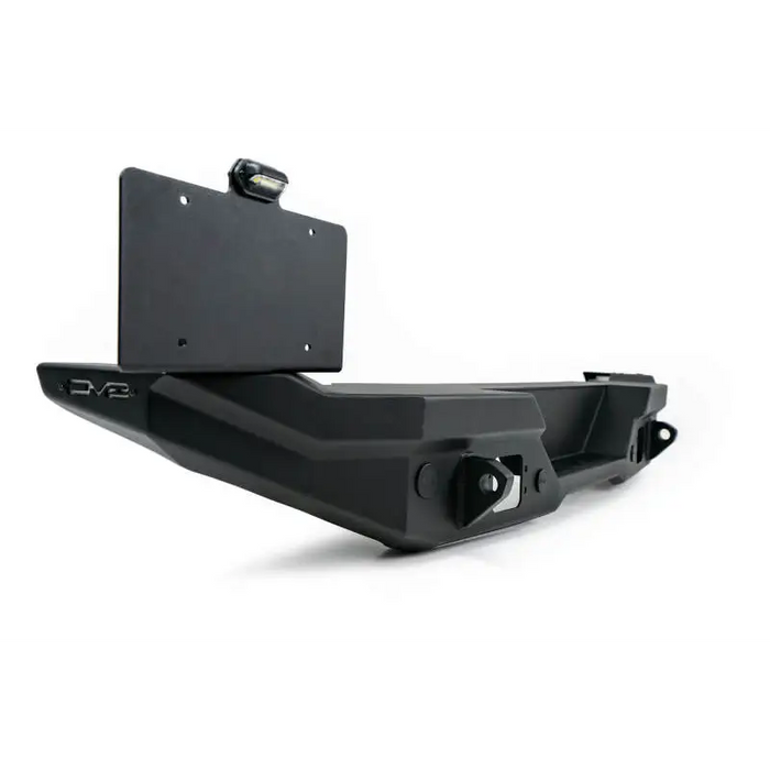 DV8 Offroad black bumper mount bracket for Ford Bronco FS-15 Series Rear Bumper, made of 5mm steel, with installation instructions