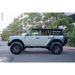 White Jeep with Black Roof and Wheels - DV8 Offroad FS-15 Series Rock Sliders