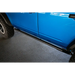 Blue truck with black side step bars - DV8 Offroad 21-22 Ford Bronco FS-15 Series Rock Sliders.