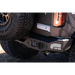 DV8 Offroad Bronco MTO Series Rear Bumper License Plate Close Up