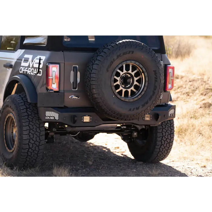 Black Jeep with Bronco MTO Series License Plate Cover
