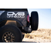 DV8 Offroad MTO Series Rear Bumper with Black Jeep displaying logo and license plate