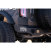 Close up view of truck with tire cover, featured in DV8 Offroad 21-22 Ford Bronco MTO Series Rear Bumper.