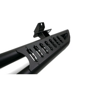 Black rifle with black handle on DV8 Offroad 21-22 Ford Bronco OE Plus Series Side Steps.