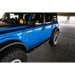 Blue Ford Bronco with black bumper - DV8 Offroad OE Plus Side Steps