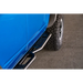 Blue Ford Bronco side step bumper bar, DV8 Offroad OE Plus Series.
