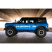 Blue lifted truck with big tire - DV8 Offroad Ford Bronco OE Plus Side Steps