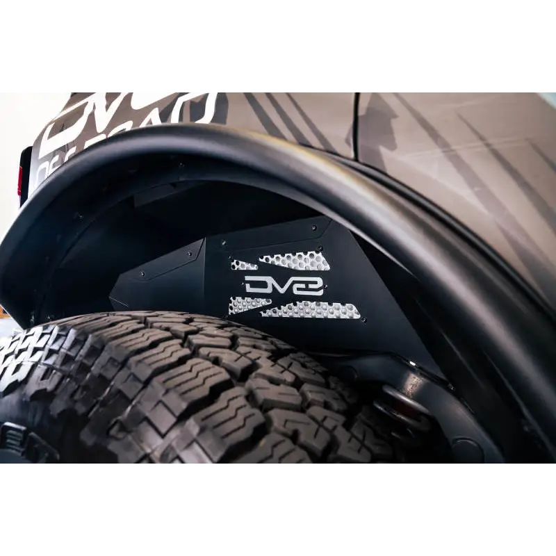 DV8 Offroad Ford Bronco rear bumper featuring logo alt text.