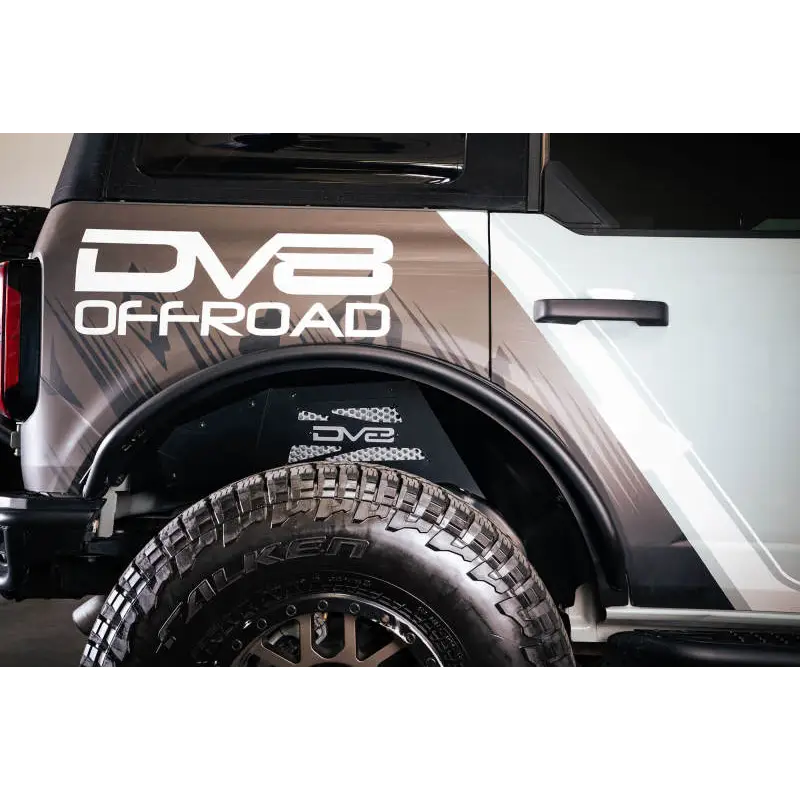 Ford Bronco Rear Inner Fender Liners with Black and White Decal