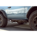 Blue truck with big tire - DV8 Offroad 21-23 Ford Bronco 2-Door Pinch Weld Covers.