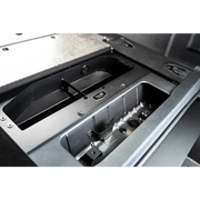 DV8 Offroad 21-23 Ford Bronco air compressor mount attached to rear bumper